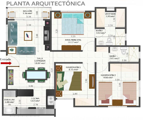 Apartamentos Tipo 2
